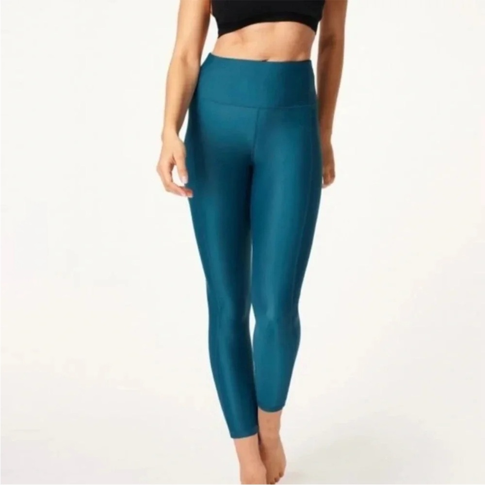Sweaty Betty 7/8 Length High Shine Leggings Blue